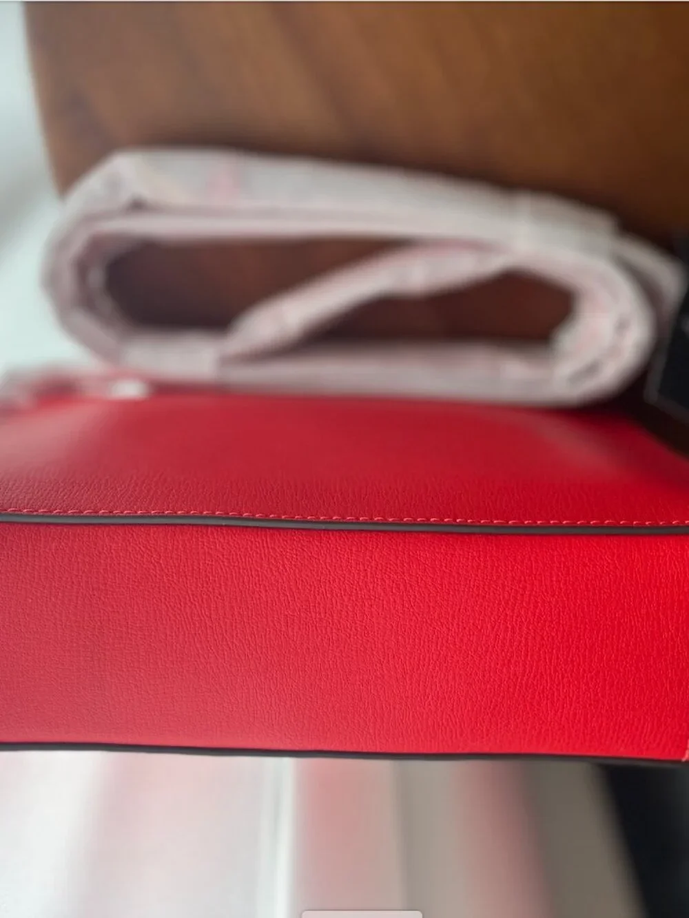 Kate Spade heirloom tomato red Harper leather bag NWT